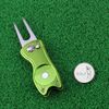 CRESTGOLF Switchblade Golf Divot Tool Golf Green Repair Pitch Fork(lemon)