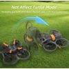 Avata 2 Foldable Quick Release Extension Leg - Heightened Landing Gear Protection Bracket (Orange Gray)