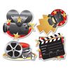 Beistle Movie Set Cutouts