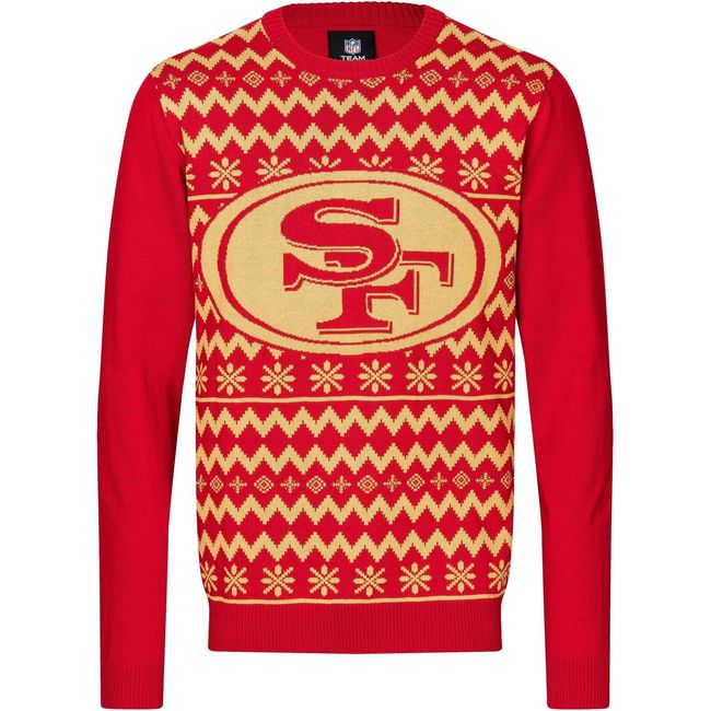 FOCO NFL Winter Sweater Strick Pullover San Francisco 49ers - L
