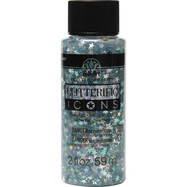 GLITTERIFIC ICONS BLUE STARS