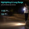 BORUIT EV10 Mini Pocket LED Flashlight UV Lamp Rechargeable Torch Work Light