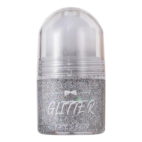 PRETTYUI Roll-on Body Glitter Gel, Holographic Glitter Stick for Face Hair Body, Chunky Glitter Gel for Mermaid Makeup Multiuse Chameleon Festival Party Body Shimmer Glitter 07