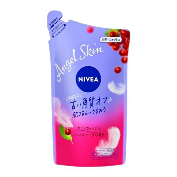 Kao Nivea Angel Skin Body Wash, Blackcurrant &amp; Herb Scent, Refill