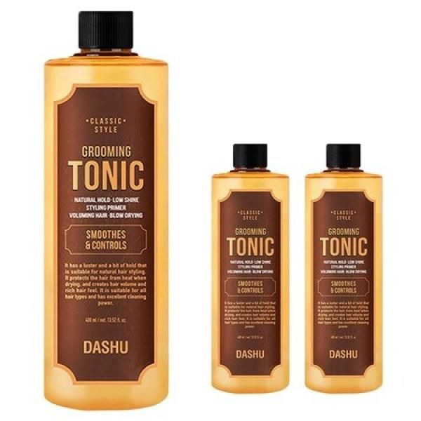 Dashu Classic Large Volume Grooming Tonic Water Hair Wax Hair Tonic 400ml 3pcs_MC