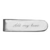 Sterling Silver Money Clip ** WITH FREE PERSONALISATION **