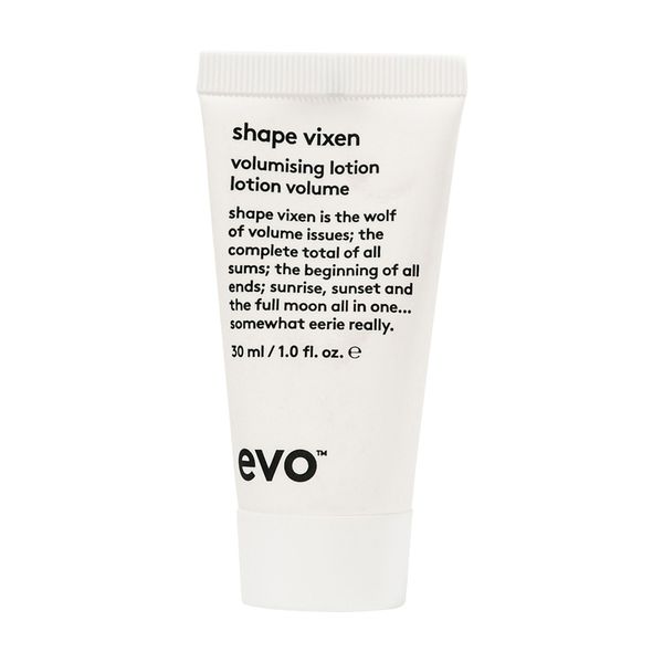 evo Shape Vixen Volumising Lotion - Professional Hair Styling Blowdry Texture Mask for Fine Thin Straight Hair - Travel Size, 30ml / 1.01fl.oz