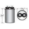 Motor Run Capacitor Round 40 uf MFD 370 Volt VAC 12721