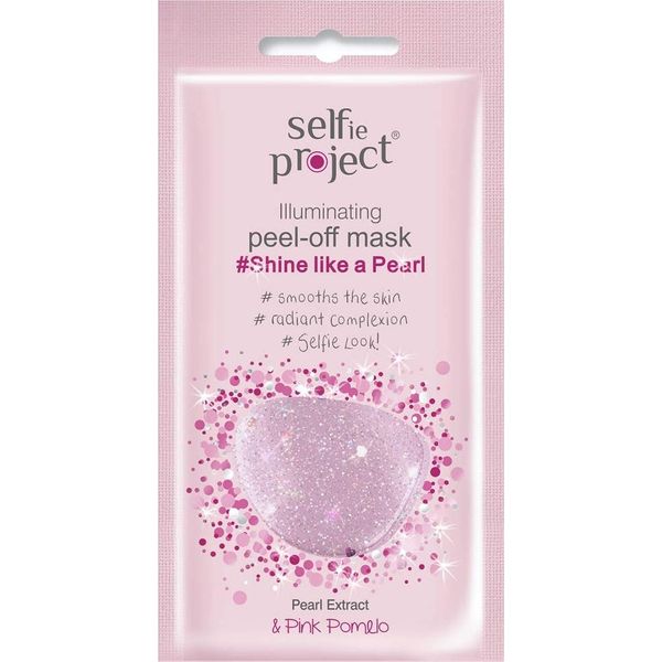 Selfie Project, Galaxy Mask, Illuminating peel-off mask #Shine like a Pearl,12 ml