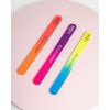 Brushworks Neon Nail Files - 3 Pack