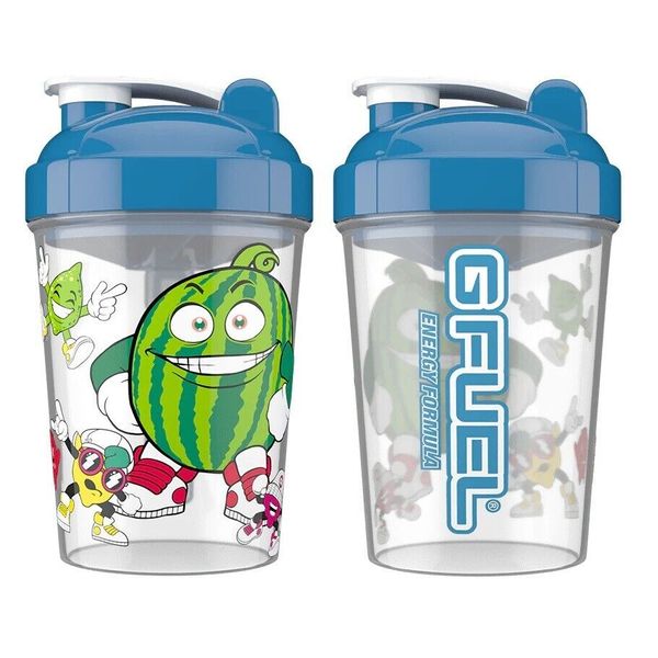 G Fuel Flavor Buddiez Shaker Cup 16oz Mixer Sport Bottle Walter Melon Crandrew