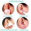 Self Ear Piercing Kits – 4 Pack Self Ear Piercing Gun With Hip Hop Black Earrings,Cool Boy Girls Men Ear Pearcings Kit Black Earring Studs,Safety Ear Piercing Gun Kit Tool (6MM Black Simple)