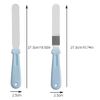 2 Pcs Icing Spatula Set Cake Decorating Icing Spatula Angled Offset Spatula for Cake Decorating Pastry & Baking