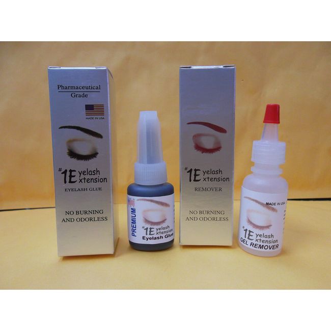 Number One #1 PREMIUM FAST DRY Eyelash Extension Glue Adhesive & Gel Remover