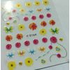 Nail Art 3D Decal Stickers Flowers & Butterflies E164