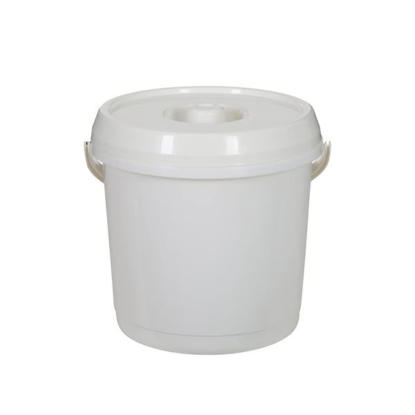 ACCURATE 14 Litre Nappy Bucket with Lid (CREAM)