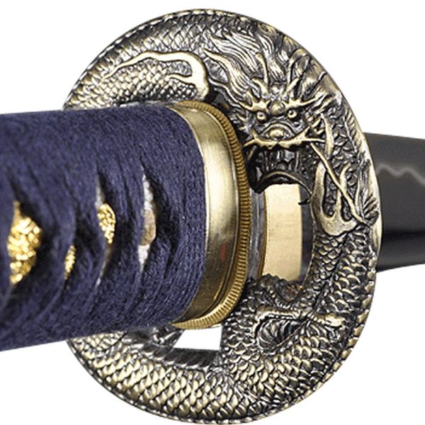 Handmade Sword - Samurai Katana Sword, Battle Ready, Hand Forged, 1045 Carbon Steel, Heat Tempered, Full Tang, Sharp, Wooden Scabbard