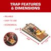 Tomcat Mouse Traps (Wooden), 24-Pack