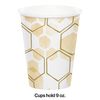 Honeycomb Paper Cups, 8 ct