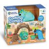 Learning Resources Coding Critters Rumble & Bumble - 23 Pieces, Ages 4+, Educational Learning Games, Screen-Free Early Coding Toy For Kids, Interactive STEM Coding Pet
