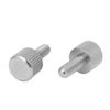 Sourcingmap Computer PC Case M4 x 10mm Stainless Steel Flat Head Knurled Thumb Screw 10pcs