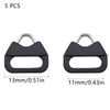 WTUSGA 5 Pairs Camera Lug Ring Camera Strap Shoulder Strap Triangle Split Ring Adapter with Plastic Cap Compatible with Leica Compatible with Panasonic Compatible with Fuji