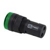 RS PRO Green 12V AC/DC LED Indicator Light, Cut-Out Diameter 16mm, IP40