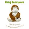 Childrens Plush Heatable Microwave Monkey Soft Toy