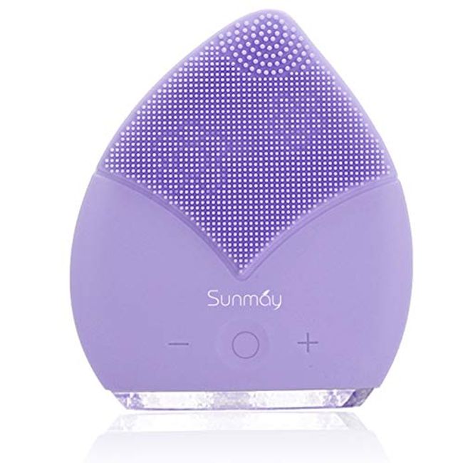 [Sunmay Leaf] Sunmay Facial Cleansing Brush, Electric Sonic Facial Cleansing, Silicone, Nose, T-Zone Compatible, Pore Care, Memory Function, Body Brush, Face Brush, Washing