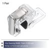 uxcell Gaming Trigger Mobile Game Controller Firekey Alloy Button for 12cm-16.5cm Mobile Phone 1 Pair Clear