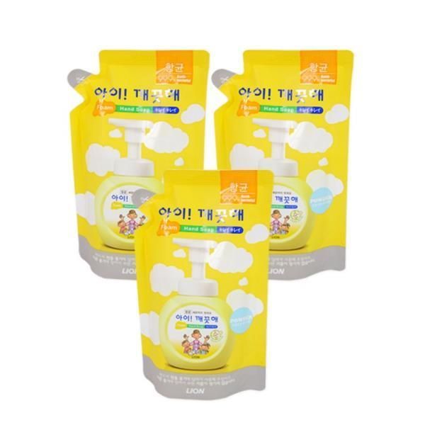 [JQ] Baby Hand Wash Hand Wash Foam Soap Hand Sanitizer I Clean Refill 200ml Powder Scent - 3ea