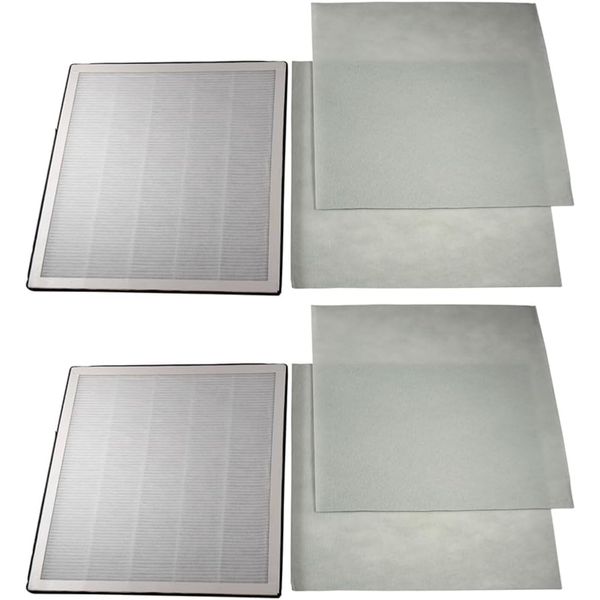 2-Pack HQRP Vital 100 Replacement Filter for LEVOIT 100 Air Purifier 100-RF Part