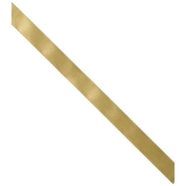 Single Sided Satin Ribbon, Gold, 1.0 inches (25 mm) Width x 66.8 ft (20 m) Roll 2545R