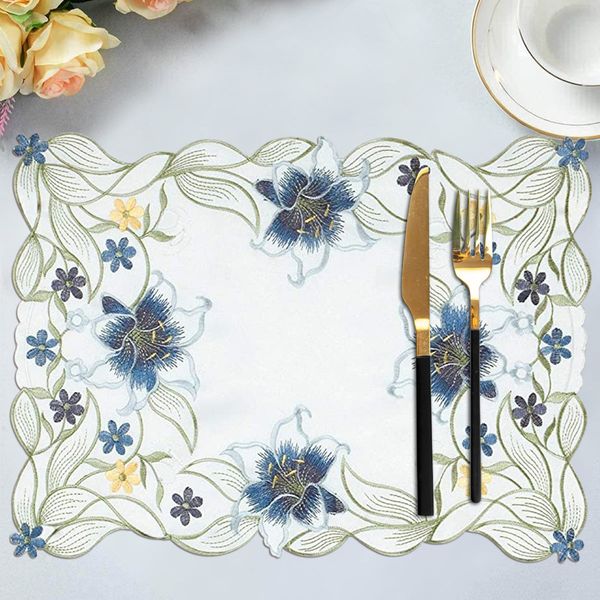 Ivory Table Doilies - Cedrick Collection - Table Runners