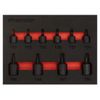 Sealey AK5526 10pc 1/4" & 3/8"Sq Drive Low Profile TRX-Star* Impact Socket Bit Set