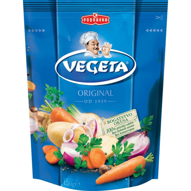 Vegeta Vegetable Bouillon Vegetables from Croatia, 5.3 oz (150 g)