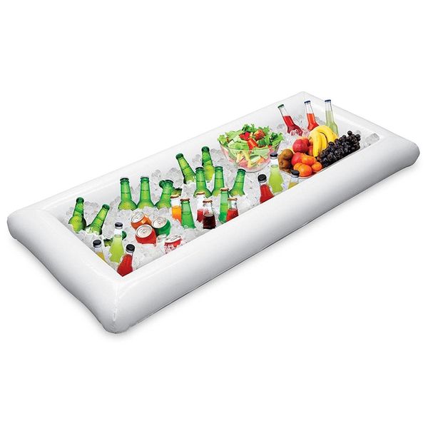 TV Trends 4450 Inflatable Salad Bar, White 51 x 21 x 5 Inch
