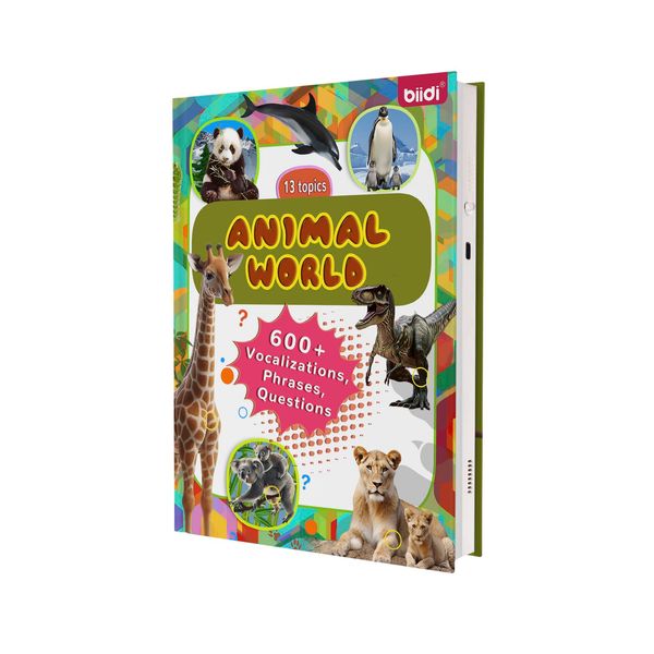 My Book of 171 Animal Calls Interactive audiobook for Children 24 Months and up, Toddlers, and Early Childhood Learning with More Than 600 Sounds and 13 Thematic English-Language Books