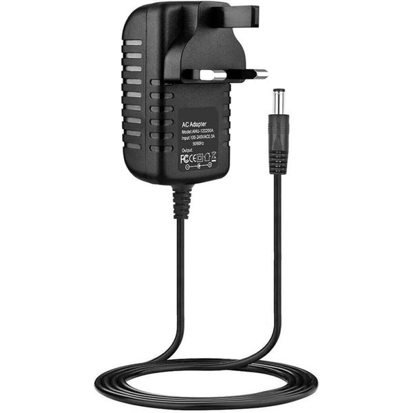 Replacement for CASIO CDP-200 DIGITAL PIANO KEYBOARD 12V 1.5A POWER SUPPLY ADAPTER UK