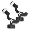 Wise 6039 Twin Pack Rod Tenders with 2 Side Mount Brackets, Black