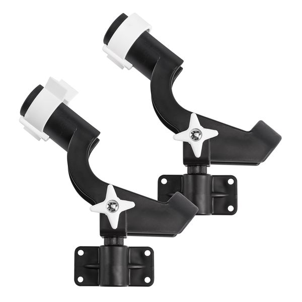 Wise 6039 Twin Pack Rod Tenders with 2 Side Mount Brackets, Black