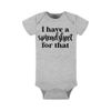 I Have a Spreadsheet for that Baby Bodysuit (12M)