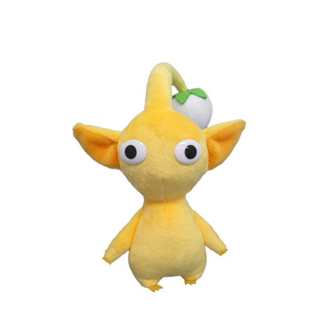 Pikmin PK03 Yellow Pikmin Plush Toy, Height: 6.7 inches (17 cm)