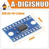 A-DIGISHUO 5Pcs TXS0108E High Speed Full Duplex 8 Way 8 Channel Level Conversion Module 8-Bit 8 CH Logic Level Bi-Directional Converter Module
