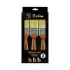 NOUR YUKON BLENDED BRISTLE MED FLEX BRUSH SET 3 PIECE
