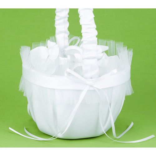 Hortense B. Hewitt Wedding Accessories Flower Girl Basket, Modern Flair