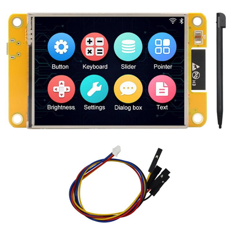 Modul de afisare lcd, Esp32, Lvgl tft 2.4, 240x320, Tactil, Wi-fi