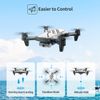 DEERC D20 Mini Drone for Kids with 720P HD FPV Camera Remote Control Toys Gifts for Boys Girls with Altitude Hold, Headless Mode, One Key Start Speed Adjustment, 3D Flips 2 Batteries, Silver