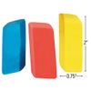 Basic Assorted Rainbow Erasers - 24 Pieces - Educational and Learning Activities for Kids