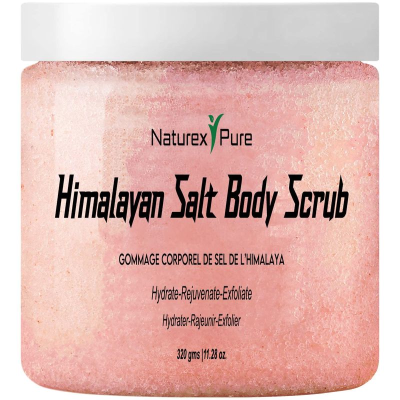 Naturex Pure Himalayan Salt Scrub - Mineral-Rich Exfoliating Body Scrub ...